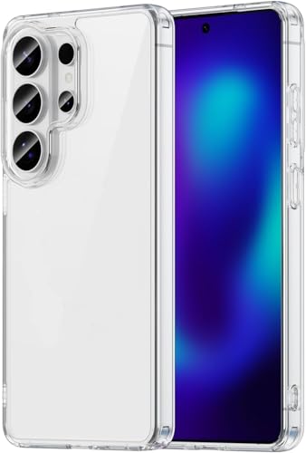 Keeshar ClearShield Transparent Back Cover for Samsung Galaxy S26 Ultra 5G, Hybrid PC & TPU Shockproof Design, 360 Degree Protection Crystal Clear Case, Anti-Scratch Armor Mobile Phone Cover