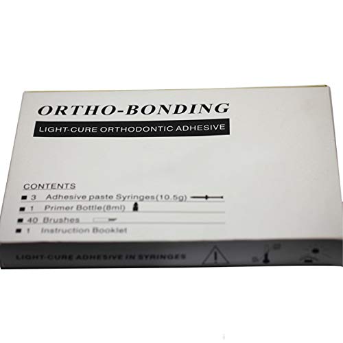 Sino Dental Orthodontic Bond Systerm Light Cure Adhesvie Paste Primer Etching Kit (Standard Pack)