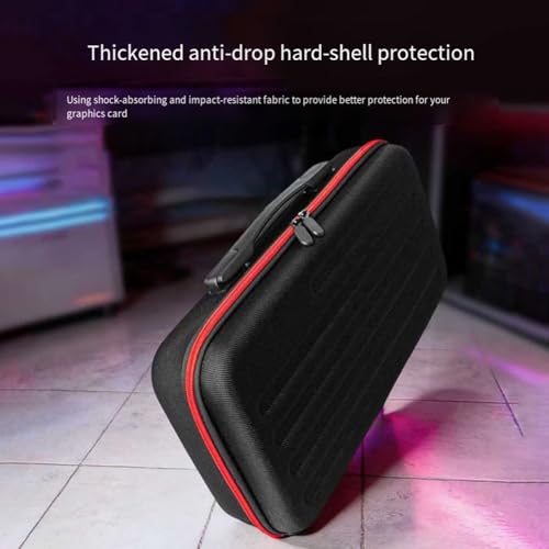Housse rigide étanche pour GPU RTX 5090 4090 avec poche accessoires - 8