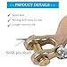 2Pack Clevis Slip Hook, 3/8 Inch Clevis Safety Hook with Safety Latch, Heavy Duty Forged G70 Chain Hook for Truck Trailer Winch Transport Tow Chain Hook,18,000 Lbs Capacity