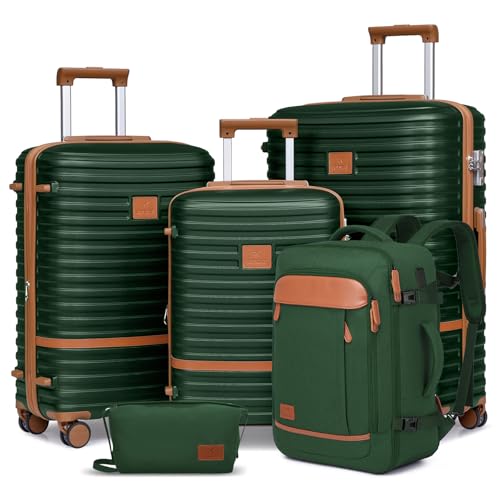 Joyway Expandable Luggage Sets 5 Piece, Lightweight Hard