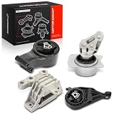 A-Premium 4PCS Engine Motor Mount and Transmission Mount Set Compatible with Cadillac SRX 2010-2011 V6 3.0L, SRX 2012-2016 V6 3.6L, FWD Automatic Transmission, Replace# 25778693, 13346302