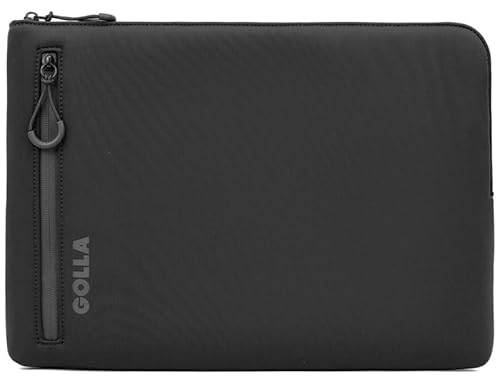 Golla Capa impermeável de neoprene para computador portátil, para MacBook, ASUS e outros computadores portáteis/elegante capa para computador portátil/fecho de correr com capa de neoprene/15 polegadas