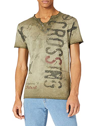 KEY LARGO MT Highway Camiseta, Caqui, XL para Hombre Cover