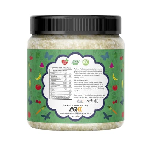 Image of Organic Infinity Potato Flakes | Dehydrated Potato | Aaloo ka Mash | Instant ALOO POHA READYMIX Pack - 200 GM By Organic Infinity