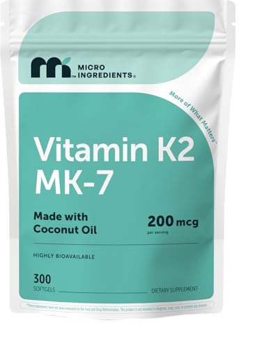Micro Ingredients Vitamin K2 MK-7 200mcg