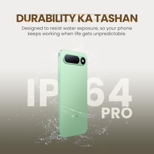 Image of Spark 50 5G (Mint Green, 6GB+128GB) | 6500mAh Battery + 45W Fast Charger | Upto 18GB* RAM | MIL-STD 810H Protection | Fastest 8X Network Speed* with URSP | 120Hz Smooth Display | AI Flash Snap