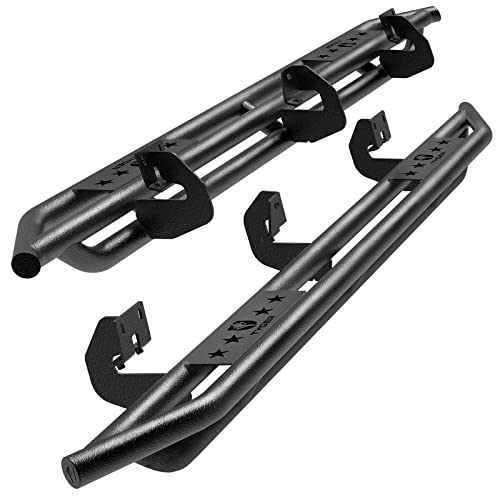 Tyger Auto TG-AM2F20118 Star Armor Kit for 2009-2014 Ford F-150 SuperCrew Cab | Textured Black | Side Step | Nerf Bars | Running Boards