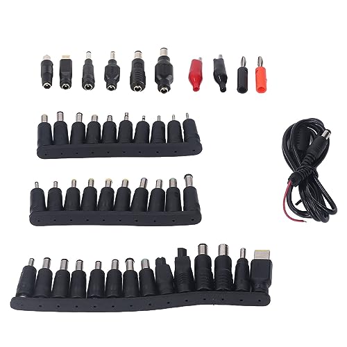 Adaptador universal para portátil de 5,5x2,1mm con set de 45 enchufes CC 6