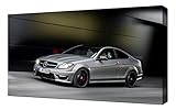 c63 amg 507 edition 0-100 Lieferung: fertig auf echten Holzrahmen gespannt.