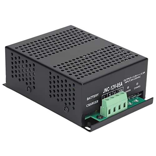 Fafeicy Módulo de Carga, Generador Seguro Cargador de Batería Cargador de Batería Amplio Rango de Voltaje de Marcha Atrás Estable para Motor (JNC-12V-05A)