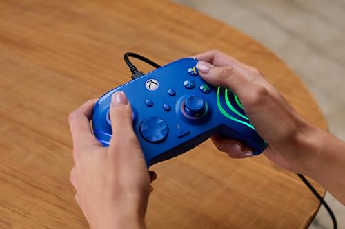 undefined 【Amazon.co.jp限定】TURTLE BEACH コントローラー Afterglow Wave ブルー 有線 USB Xbox公認 PC/Xbox対応 3ストップ トリガーストップ マッピング可能 背面ボタン RGB チャットミックス 人間工学【メーカー保証2年+代理店保証6ヶ月】 の商品画像 25