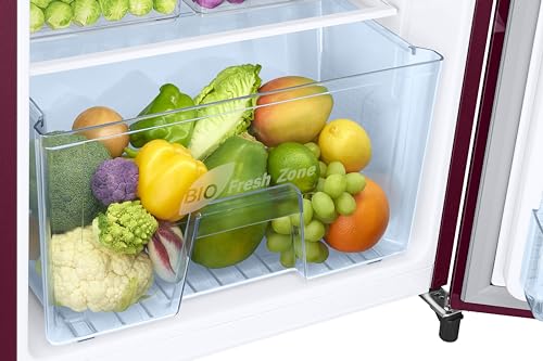 Image of Samsung 183 L, 4 Star, Digital Inverter, Direct-Cool Single Door Refrigerator (RR20C1724HN /HL, Himalaya poppy Blue)