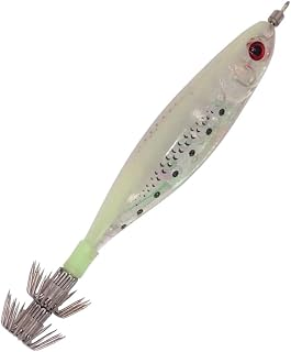 1pcs Layser Squid Jig 10cm/11g Fishing Wood Shrimp Lure Cuttlefish Jigs Shiarp Chicken Claw Hook Octopus