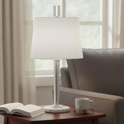 Image of Royal Designs, Inc. F-5040L-2 Clear Lucite Lamp Finial, 1 x 2.75 inch, Rectangle with Polished Silver Base, 2-Pack