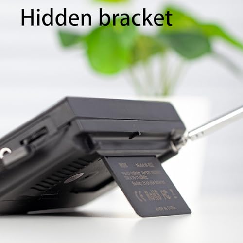 Genérico Radio Portátil, Radio Despertador Am/FM, Unciona con Pilas, Radios Reloj Digital, Radios Analógica con Altavoz Grande para El Hogar Y Exteriores - imagen 9