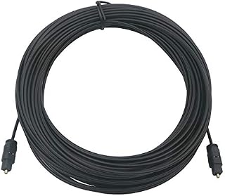 Pxyelec 20M Black Digital Fiber Optical Audio SPDIF TosLink Cable