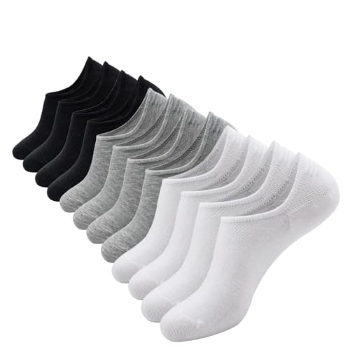No Show Socks for Women-6 Pairs,Invisible Low Cut Ankle Socks,Non-slip for Casual and Dressy Wear-Soft Breathable - Main Image