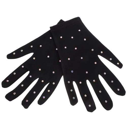 HANABASS Lightweight Breathable Stage Gloves Girl Decorative Skating Gloves Party Decorative Shows Wearing