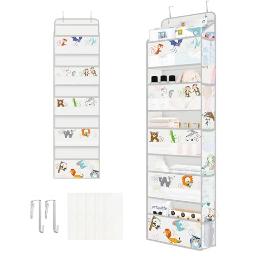 Clastyle Organizador Colgante Puerta Animales Gris con 5 Bolsillos, Mono Cebra Almacenaje Colgar para Pañales Ropa Juguetes Infantil, Organizador de Puerta para Dormitorio Baño Camping Zorro Clastyle Organizador Colgante Puerta Animales Gris con 5 Bolsillos, Mono Cebra Almacenaje Colgar para Pañales Ropa Juguetes Infantil, Organizador de Puerta para Dormitorio Baño Camping Zorro