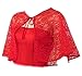 Bridal Wedding Cape Shawl Bridal Lace Shawl Wrap Evening Cape Capelet Bolero Flapper Cover Up