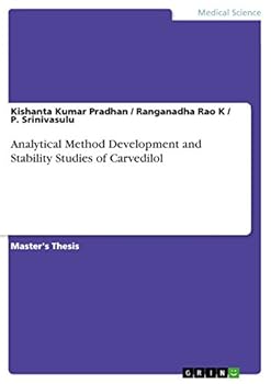 Paperback Analytical Method Development and Stability Studies of Carvedilol Book