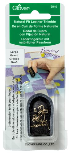 Clover Limited Edition Natural Fit Leather Thimble - Large