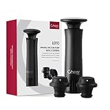 Cheer Moda Wine Saver Vacuum Pump Kit, Wine Stopper Vacuum Bottle Sealer for Kee...