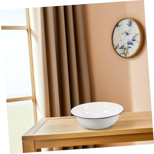 Bassin émail blanc robuste et durable pour un usage domestique durable