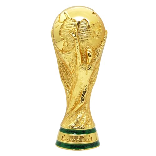 Official 2026 FIFA World Cup Edition 100 mm 3D Trophy - Timeless Collector’s Item - Premium Weighted Zinc Alloy - Built to Last; Perfect for Desk Display, Office Décor, or Football Memorabilia