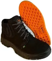 BOTA DE SEGURANÇA ECOSAFETY PS136-AB BICO DE AÇO COURO NOBUCK PRETO C.A 8796 + PALMILHA ANATÔMICA Tamanho:42
