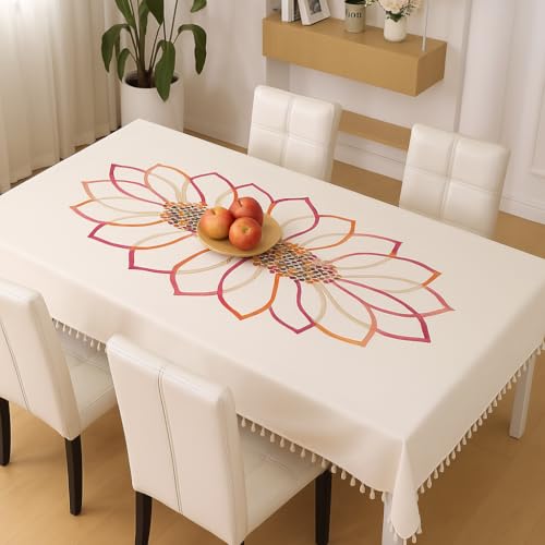 Image of Homerz Premium Table Runner, PVC, Size- 92x34 cm | Waterproof, Heat Resistant, Non-Slip, Easy to Clean Soft Table Runner for Coffee Table, Dining Table and Centre Table. (Pink Pro)
