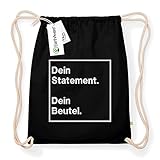 Nach Deinen Vorgaben bestickt Urbane Stickerei Rucksack / Turnbeutel bestickt mit Deinem Statement