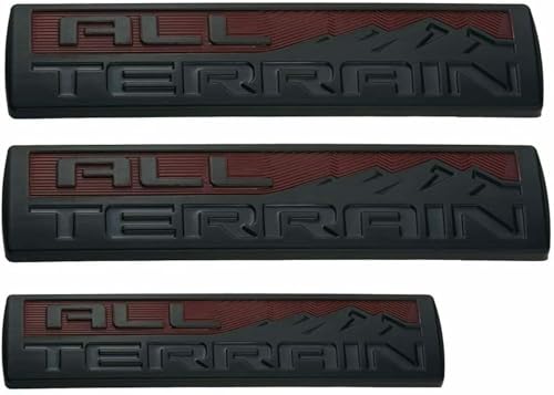 Repuesto de emblemas todo terreno 3D para restaurar la trasera de GMC Sierra 2014-2018