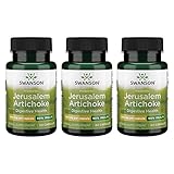 Swanson Premium Brand Prebiotic Jerusalem Artichoke - 90% Inulin 400 mg 60 Caps 3 Pack