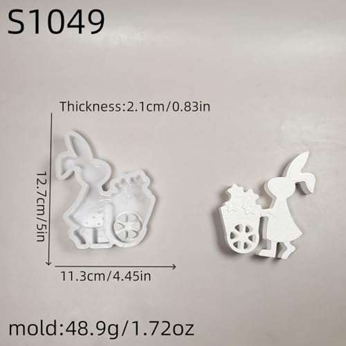 Moule ciment Pâques souple pour fabriquer des décorations d'intérieur facilement - 7