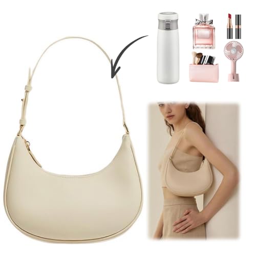 Shoulder Bags for Women Crescent Moon Handbag with Adjustable Strap PU Leather Half Moon Ladies Handbags2