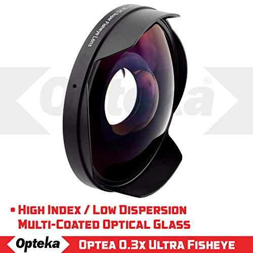 Opteka opt-sc52feチタンシリーズ52 mm 0.3 X HD超魚眼レンズレンズfor