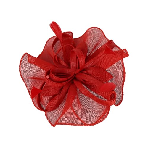 Chapeau bibi pour mariage et soirée chic à fleur avec pince à cheveux femme