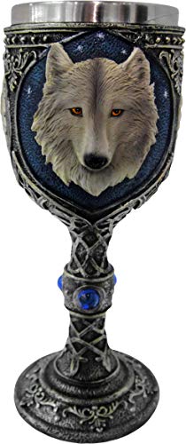 Nemesis Now Lone Wolf - Copa (11 cm, 19,5 cm), Color Azul