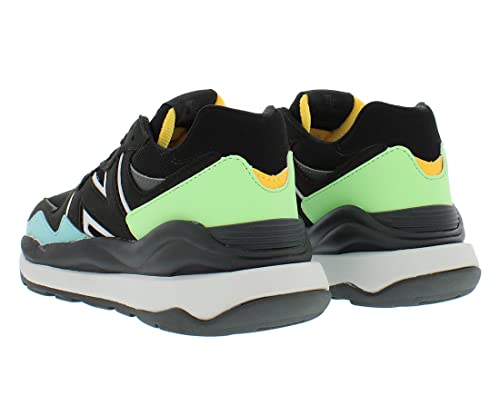 New Balance 5740 GS Girls Shoes Size 7, Color: Black/Vibrant Spring Glow2