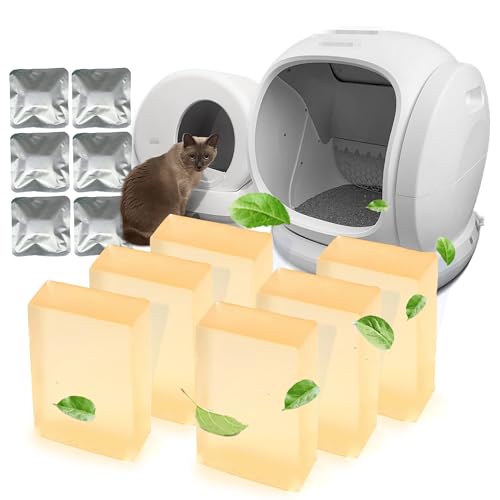 PurifyLogix 消臭剤 MeoWantセルフクリーニング猫トイレ用トイレ用消臭ジェル対応 MeoWant自動トイレ用消臭ジェル(6個パック)