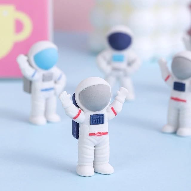 Image of AK Store (Pack of 4) 3D Cute Cartoon Shape Rubber Pencil Erasers, School Stationery for Kids, Boys Girls, Birthday Return Gifts (Space Astronauts)