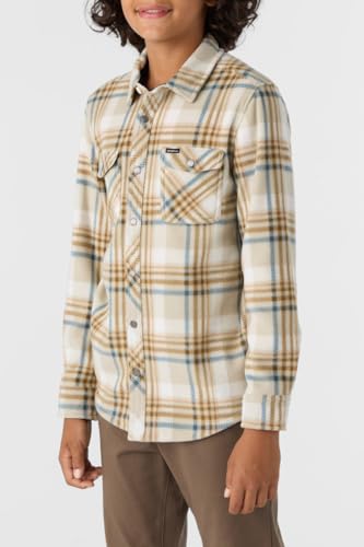 O'NEILL Men's Glacier Superfleece Flannel - Long Sleeve Flannel Shirt for Men - Casual Button-Up Shirt3