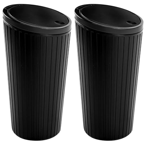 Pattumiera Per Auto Cozlly In Pelle Artificiale - Impermeabile, Chiusura Magnetica, Appendibile, Con Sacchetti, Nero - Foto 8