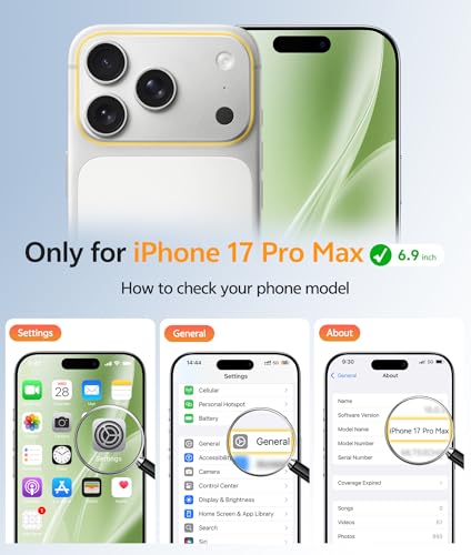 Image of FNTCASE for iPhone 17 Pro Max Case: [Compatible with Magsafe] Translucent Matte Cases with [Full Camera Protection] [Screen Protector] Military Grade Shockproof Protective Phone Cover - Light Moss