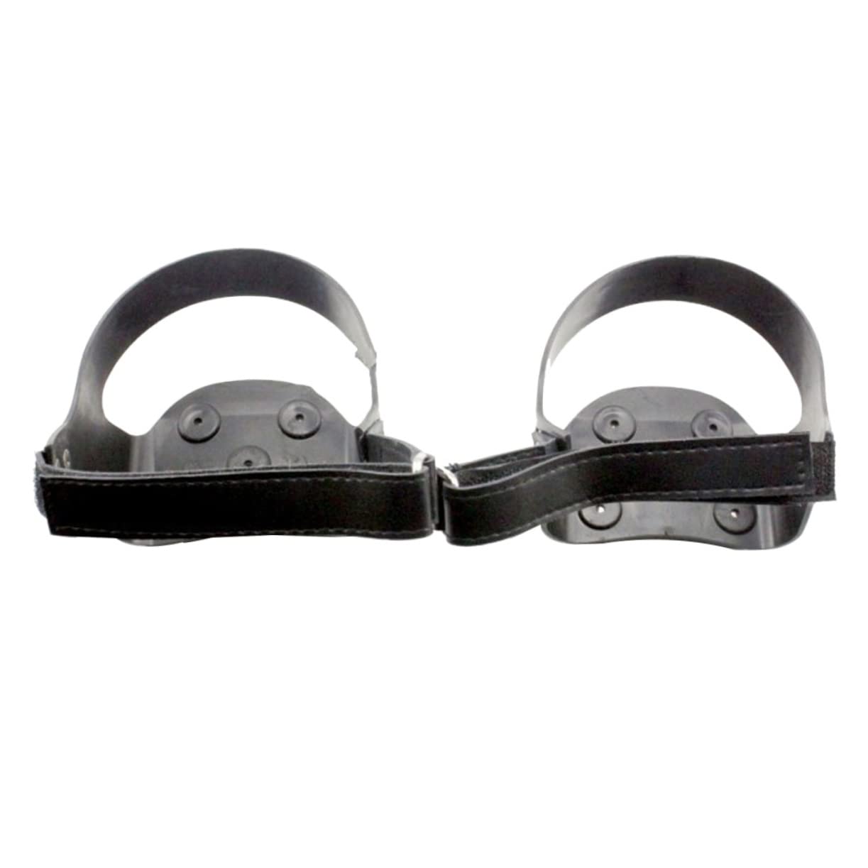 Holibanna Ramponi da Neve in Silicone 5 Denti Antiscivolo Striscia Riflettente per Scarpe da Escursionismo e Stivaletti Invernali, Protezione Sicura per Camminate su Ghiaccio