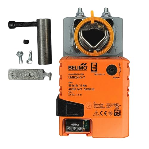 Belimo LMB24-3-T 3 Wire Motor (BH Kit 1) Retrofit Kit to Replace Honeywell M847D Motor **Normally Ships Same Day**