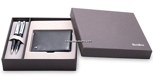Scrikss Dr 217 39 Tük - Vers Siyah Krom & Hakiki Deri Comfort Cüzdan Siyah Set