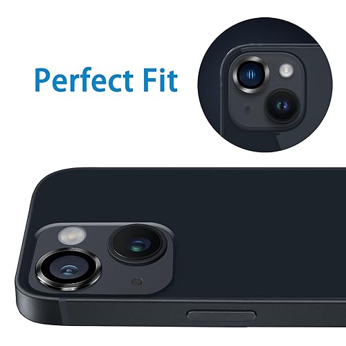 Protection objectif iPhone 15 en verre trempé 9H de haute précision antichoc